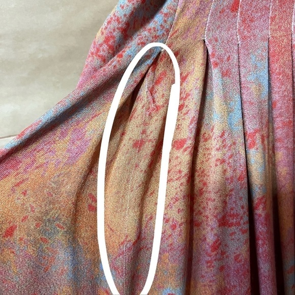 Free People | Seduction Playsuit Wide Leg Jumpsuit Crisscross Pleated Size XS - Picture 12 of 15